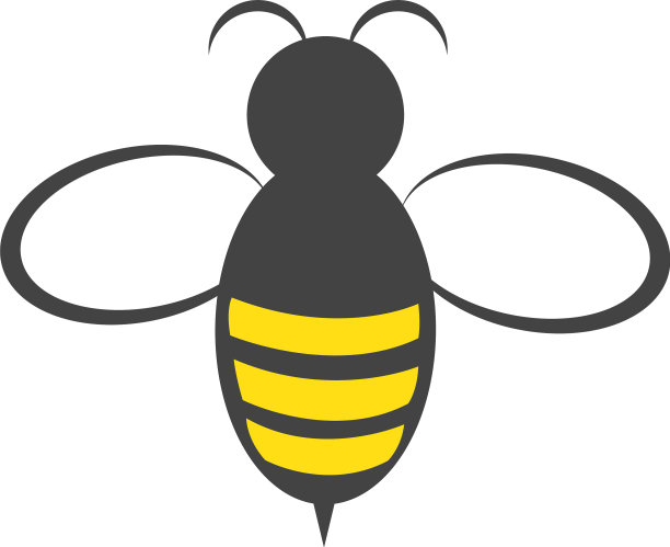 蜜蜂标志图标图片下载