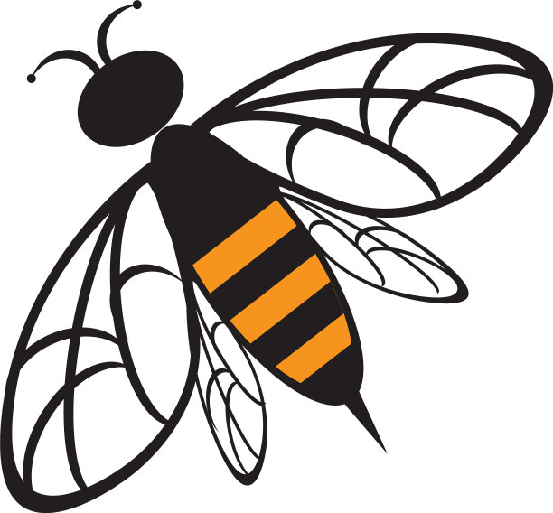 蜜蜂标志图标图片下载