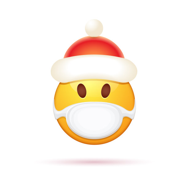 带口腔医疗保护的表情贴纸图片下载