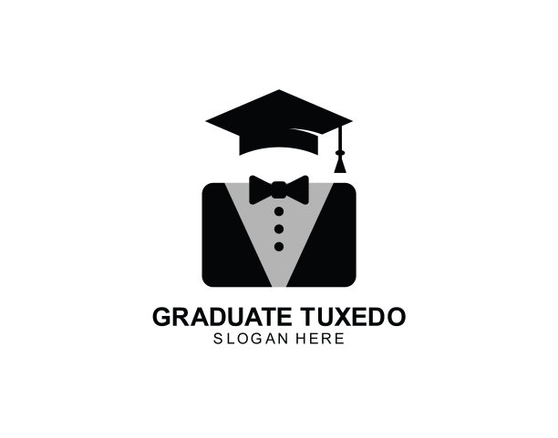 毕业生丝带领带标志图标标志设计图片下载