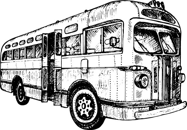 的城市公交车图片下载