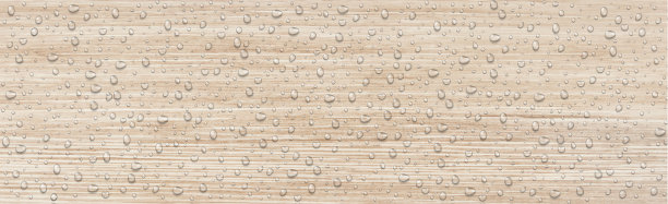 逼真的水滴在轻木上图片下载