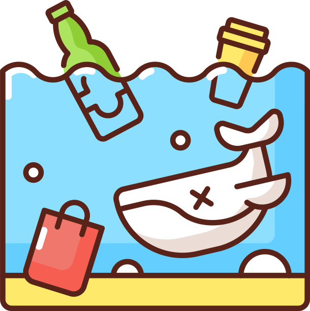 海洋污染RGB颜色图标图片下载