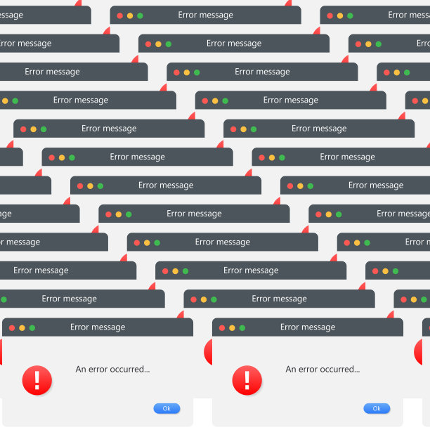 经典的窗口警告对话框系统错误图片下载