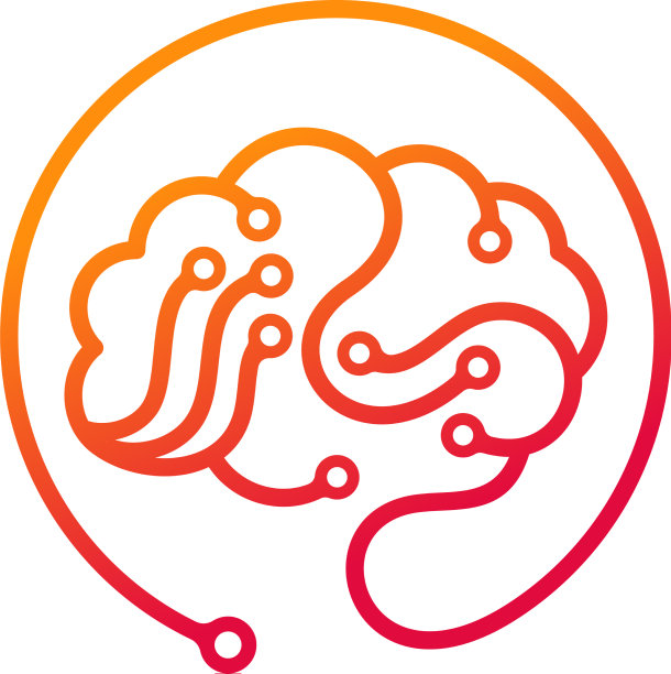 创意大脑标志设计模板图片下载