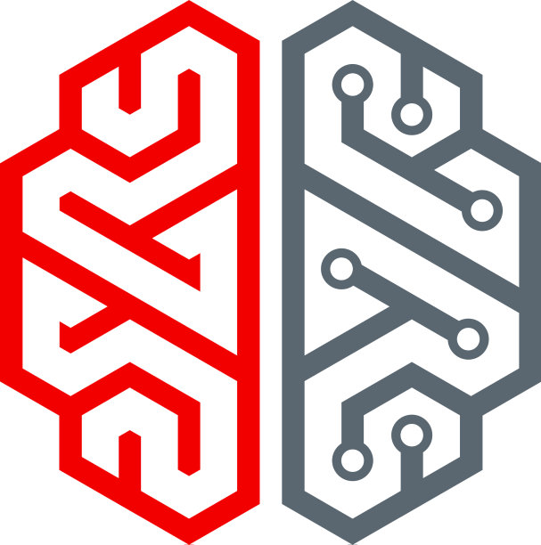 创意大脑标志设计模板图片下载