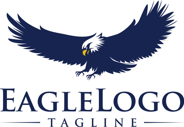 鹰图标标志设计模板图片下载