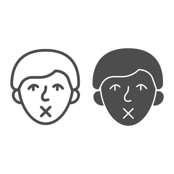 又聋又哑的家伙，还有固体图标图片下载