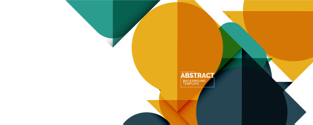 简单的圆圈和三角形是抽象的背景图片下载