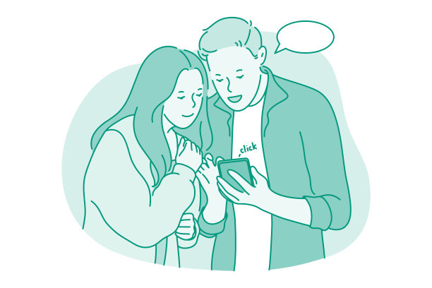 智能手机在线交流聊天的概念图片下载