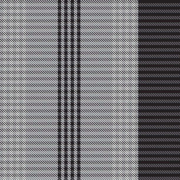 黑色和白色渐变格子纹理无缝图片下载