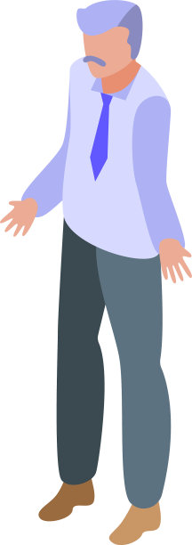 高级人员任务图标等距风格图片下载