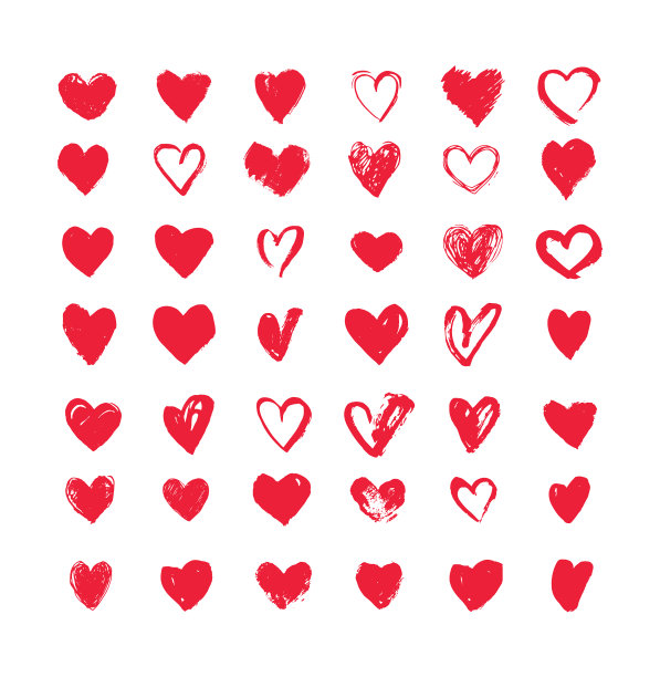 心图标设置手绘图标和图片下载