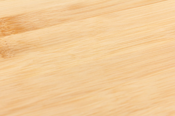 俯视图高质量木材砧板，棕色木材。由天然竹子制成的砧板。图片下载