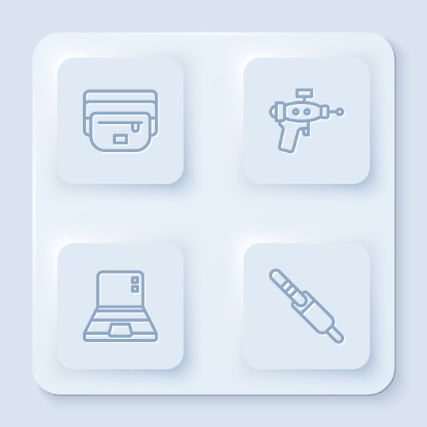 设线腰包香蕉射线枪笔记本电脑图片下载