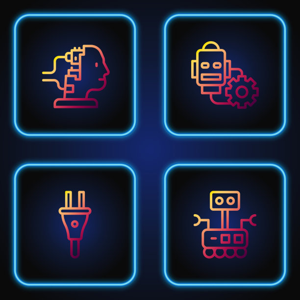 设置线路机器人电源插头进行维护和保养图片下载