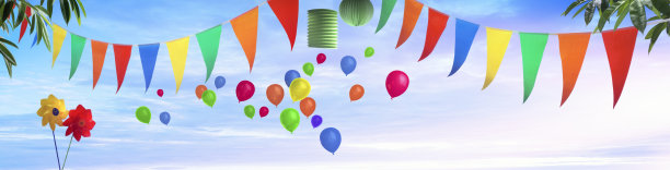 游园会装饰横幅图片下载