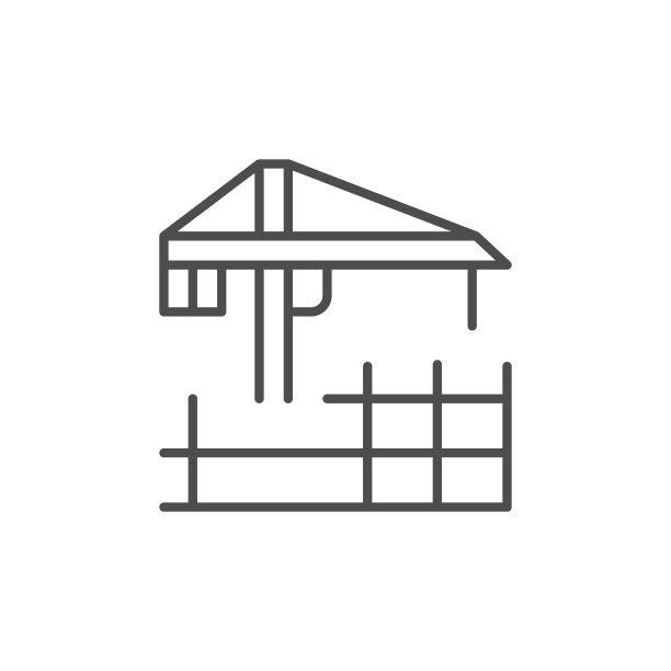 建筑行业线性图标图片下载