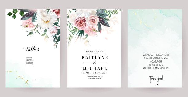 银鼠尾草绿，薄荷，腮红花朵矢量设计的春天卡片。图片下载