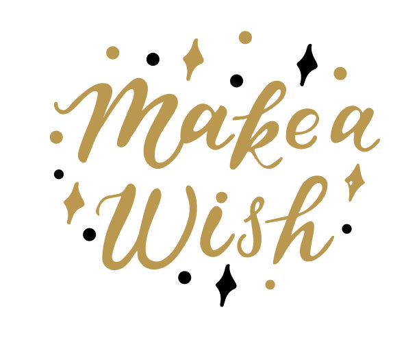 许下一个愿望，手写文字图片下载