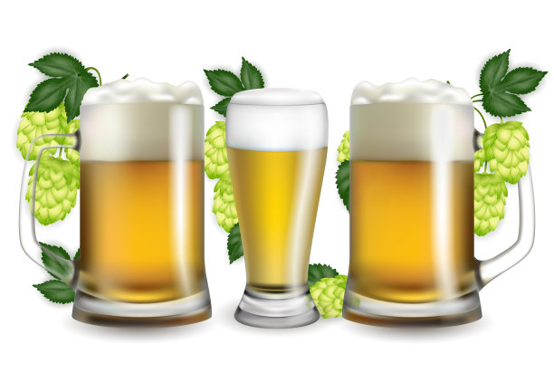 啤酒杯和马克杯图片下载