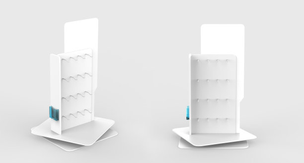 手机配件展示架，带有产品挂钩的零售展示架图片下载