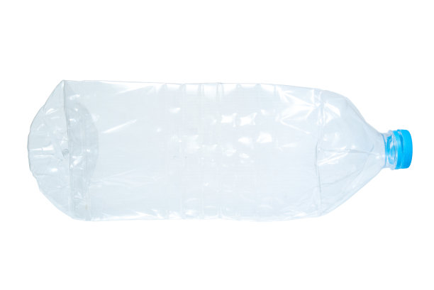 一个白色背景有盖的塑料瓶回收对象图片下载