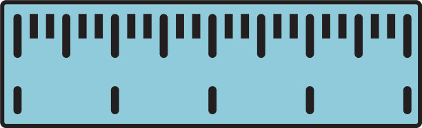 标尺图标设计模板孤立图片下载