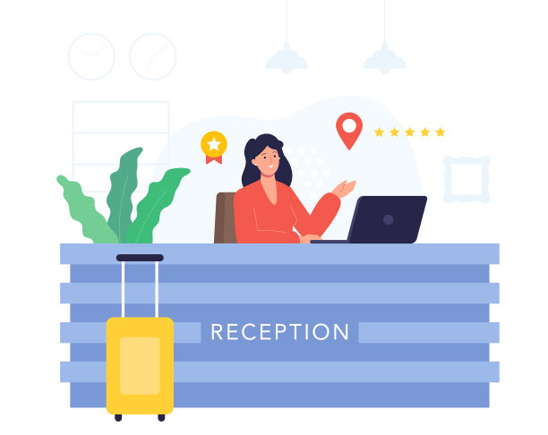 接待员的女人图片下载
