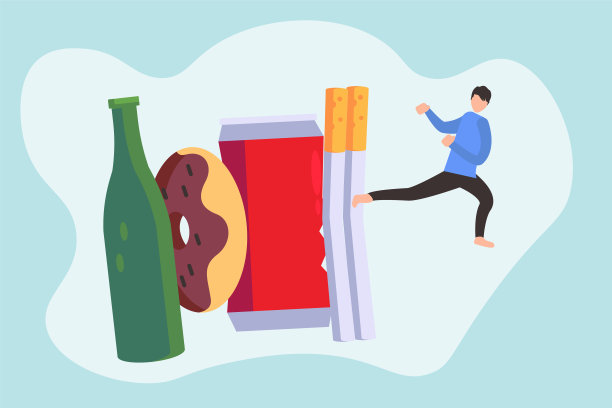 男人对着垃圾食品飞踢图片下载