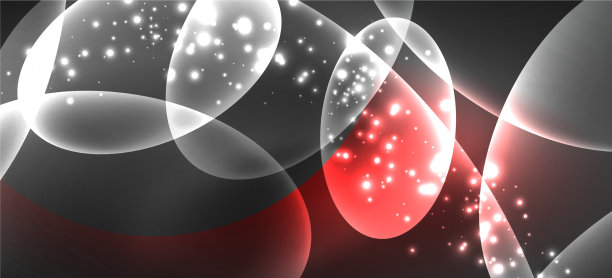 霓虹椭圆抽象背景闪亮明亮图片下载