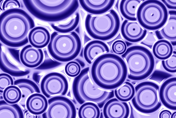 几何圆形抽象图案在梯度紫罗兰图片下载