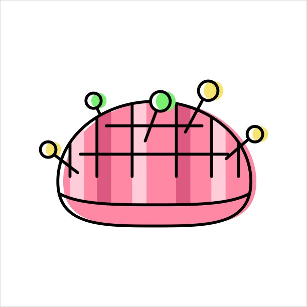 针的枕头。刺绣。缝纫和修补衣服图片下载