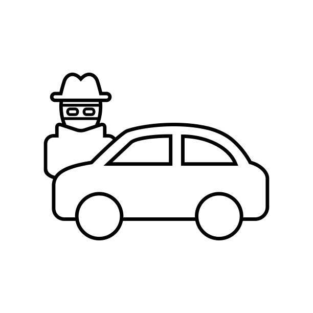 汽车破坏图标图片下载