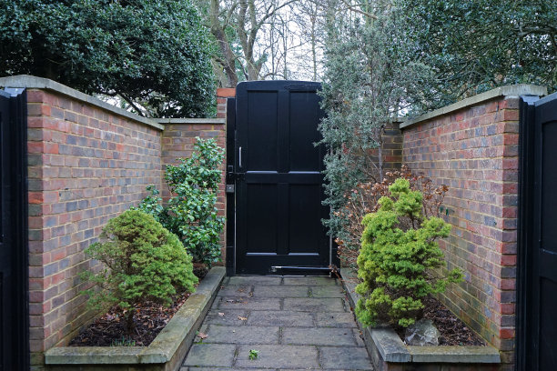 园林露台、天井的外部建筑及建筑设计图片下载