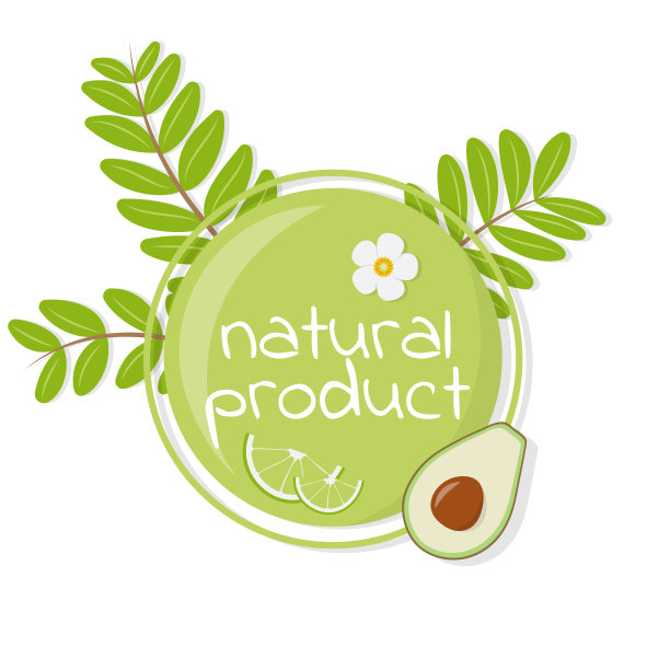 天然产品高品质标签图片下载