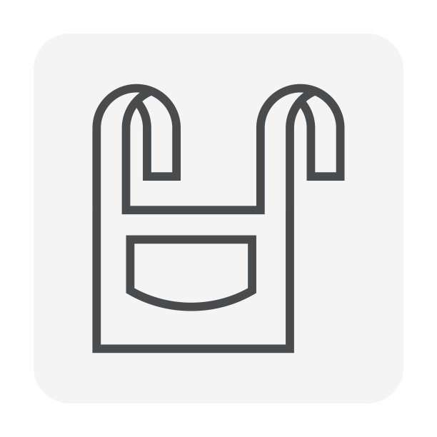 围裙或围嘴围裙矢量图标设计。64x64像素完美和可编辑的线描边。图片下载