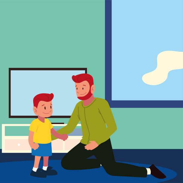 男人和儿子图片下载