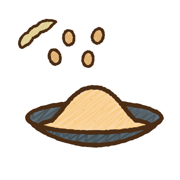 简单可爱的插图Kinako，手绘风格图片下载