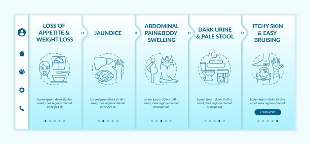 肝功能不全症状登上载体模板图片下载