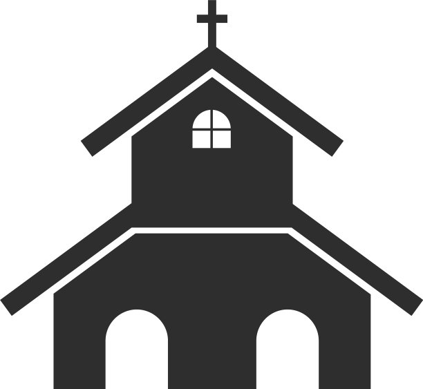 教堂基督教图标设计图片下载