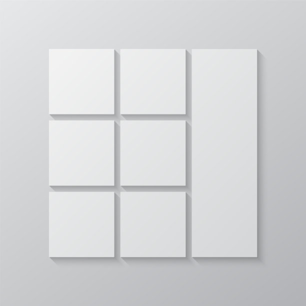 空拼贴板七张照片图片下载