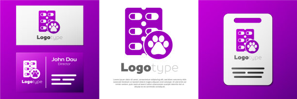 标志型狗药丸图标孤立在白色图片下载