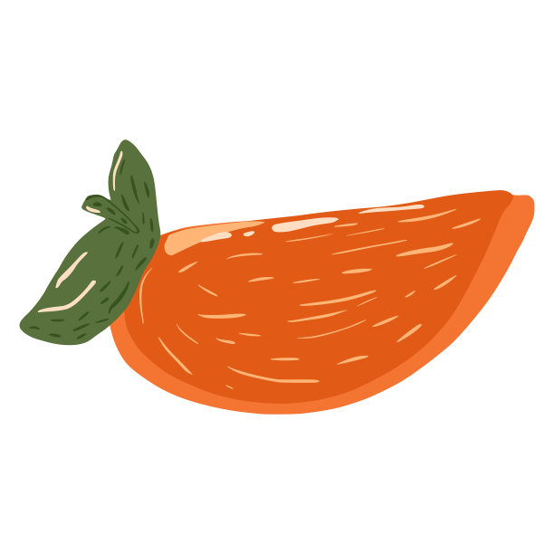 切片柿子孤立在白色背景上图片下载