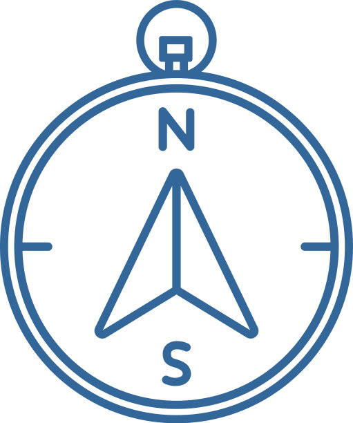指南针标识设计模板户外标识设计图片下载