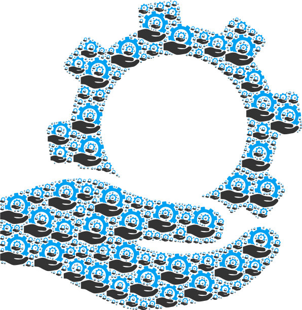 服务分形马赛克本身图标图片下载