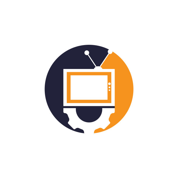 电视设备标志设计图片下载