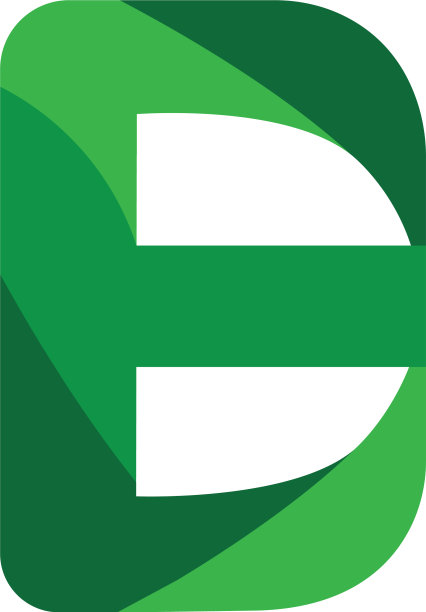 B字母自然标志设计理念图片下载