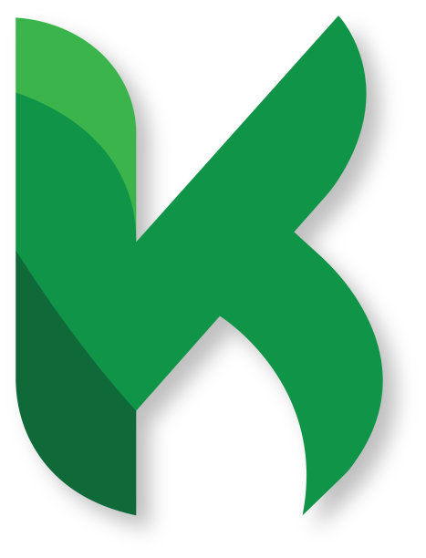 K字母自然标志设计理念图片下载