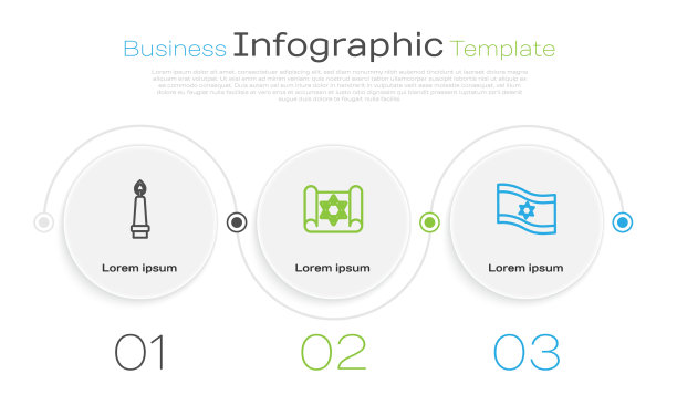 立行燃烧的蜡烛、律法卷轴和旗帜图片下载